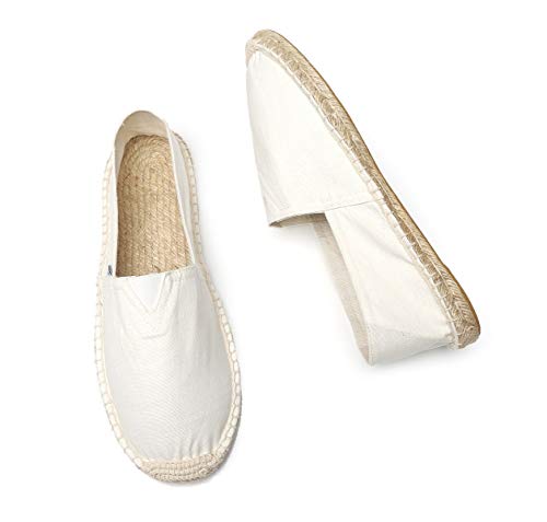 Image of Altxic Men's Closed Toe Comfortable Canvas Slip on Flat Espadrilles