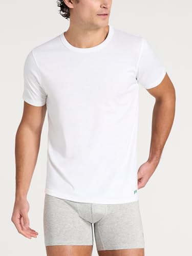 Prince Men's 4-Pack Cotton Crew Neck T-Shirt, Soft Cotton, Tag-Free - Image 2