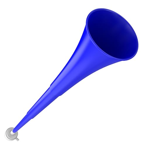 Vuvuzelas Soccer Horn Collapsible Stadium Hockey Blow Stadium Noise Maker Loud Sound Blow Noisemakers Sports Trumpet Horn maker for Sports Events Parties Supplies Favors Accessories (blue)