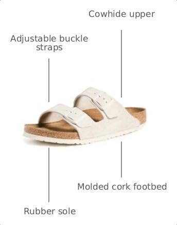 Image of Birkenstock Arizona Soft Footbed - Nubuck Leather | Casual Sandals