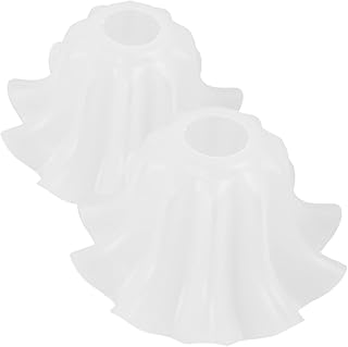 Cabilock 2個 ランプシェード 小型アクリル鈴蘭花デザインランプシェード 耐久性シェード ペンダントライト シーリングライト対応 食卓灯向