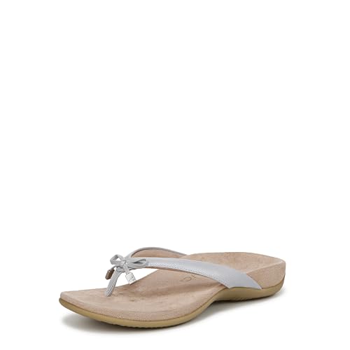Image of Vionic Women's Rest Bella Toe Post Sandal- Supportive Ladies Orthotic Sandals that include Three Zone Comfort with Arch Support- Flip Flop for Ladies, Medium and Wide Width Size 5-12