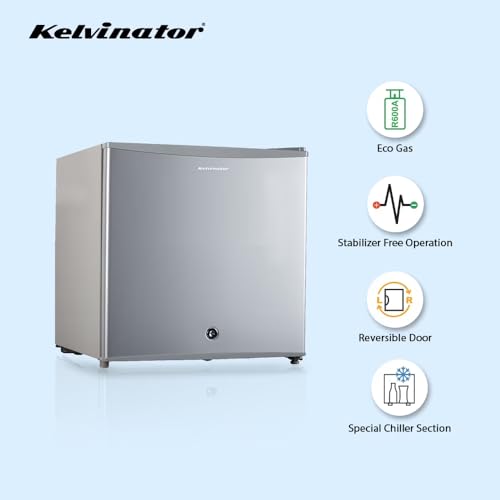 Image of Kelvinator 45 Litre 2 Star Mini Bar Refrigerator (GREY, KRC-F050RBPSGV)