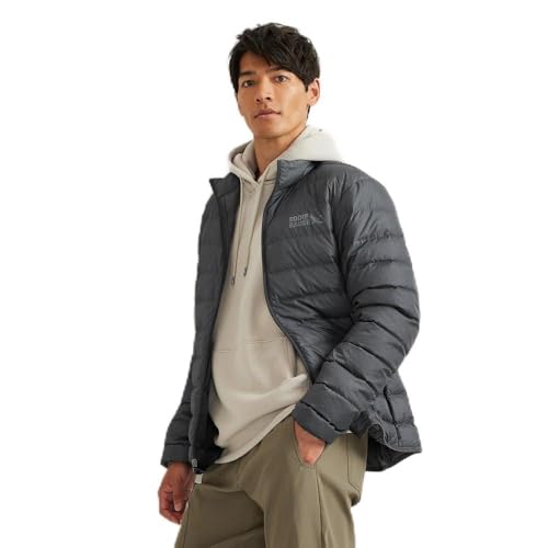 Eddie Bauer Men's CirrusLite Down Jacket, Dk Smoke Htr Recycled, Large