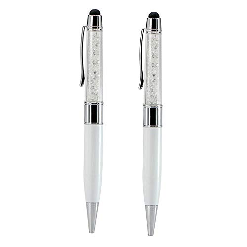KBR 1+1 Diamond Crystal Stylus Combo 8gb White Storage Device