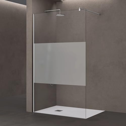 doporro Luxus Duschwand für Dusche Duschabtrennung 140x200cm Walk-In...