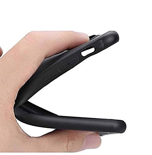 Image of Mobile Back Cover Case for Xiaomi Redmi 7A (Silicone Case|CameraProtection|Black SC1510)