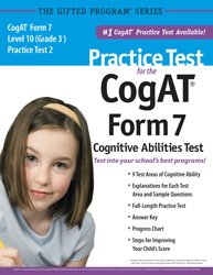Paperback Practice Test for the CogAT?Form 7 Level 10 (Grade 3*) Practice Test 2 by Mercer Publishing (2011) Paperback Book