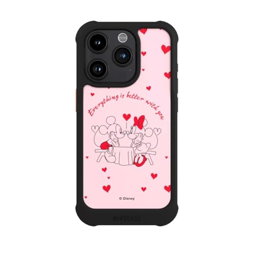 Coque iPhone 15 Pro MagSafe NIVOmax noire antichoc Disney