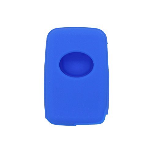 BROVACS Silicone Cover Protector Case Holder Skin Jacket Compatible with TOYOTA 3 Button Smart Remote Key Fob CV9403 Deep Blue - Image 3