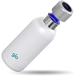 Purificador De Agua Pur Botella Inteligente de Acero inoxidable Purificadora de agua sin BPA - Glo - Con Autolimpieza al presionar un botón | 12H agua caliente y 24H fría | 400 ML de capacidad