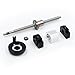 YUHYCOS Industrial Lead Screw 1Kit Ball Screw Set, SFU 2005 2010 2505 2510 Length 500mm 1000mm Linear Guides + BF/BK12 + Ballnut Housing, 3D Printer Accessories for CNC Parts(2005,500MM)