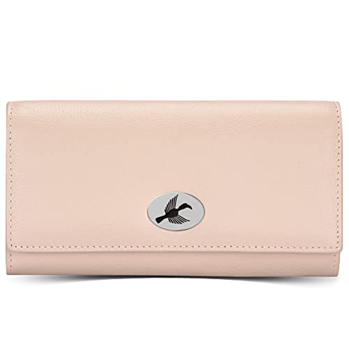 Image of HORNBULL Sophie Rose Pink RFID Blocking Leather Wallet for Women