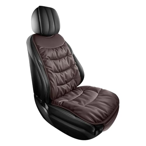 DYOG Funda Asiento PU Fundas De Asiento para Jaguar para F-Pace para I-PCAE para XE XF Accesorios Interiores(1PC-Coffee)