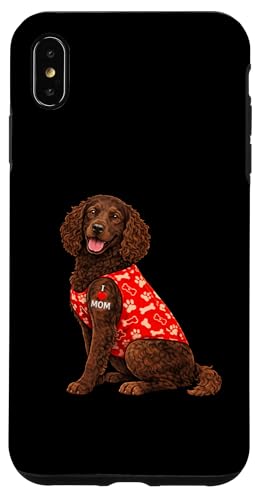 American Water Spaniel Mom I Love Mom �n�[�g �^�g�D�[ �X�}�z�P�[�X iPhone XS Max �p