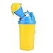 Orinatoio Portatile per Bambini Bambino Piccolo Vasino per la pipì Bambino Mini servizi igienici di emergenza all'aperto per Ragazzo Ragazza per Case Auto Viaggi e Campeggio (Yellow)