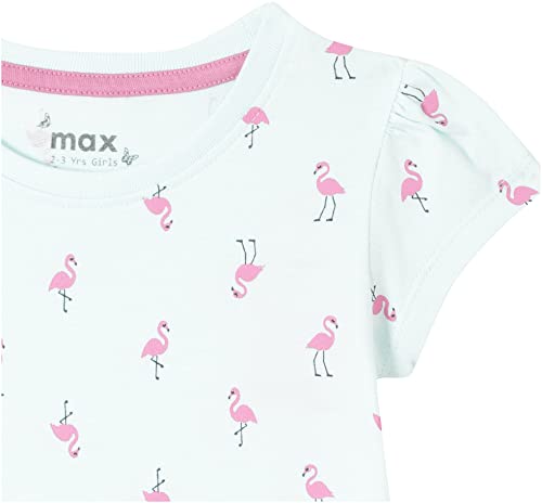 Image of Max Girl Printed Round Neck Regular Fit T-Shirt