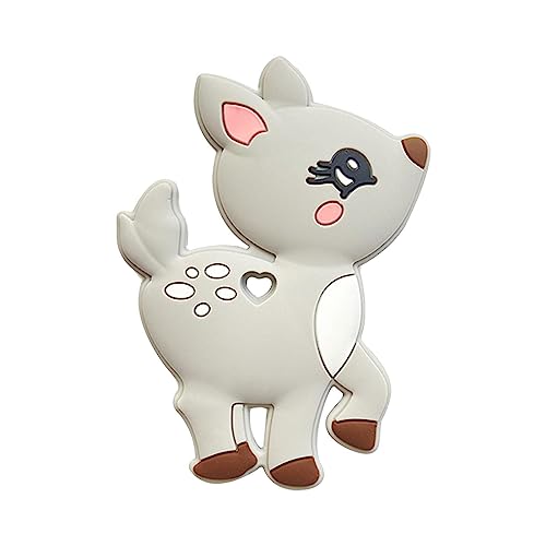 赤ちゃんのための歯が生えるおもちゃの必需品 - 赤ちゃんの必需品 噛むおもちゃ 食品グレードのシリコーン - 子どもたちへの小さな歯の贈り物は感情を和らげます Hozilen