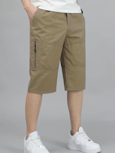 Image of TAGDO Men's Solid Cotton Shorts | Shorts Pant for Men | Shorts for Men (2003)