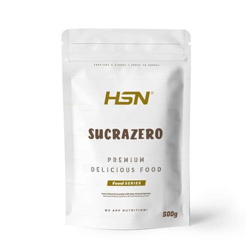 HSN Sucrazero Edulcorante con Eritritol y Sucralosa en Polvo 500g | 0 Calorías y Sin Azúcar | Formato Granulado de Fácil Dosificación, Ideal para Café, Repostería y Dieta Keto | Sustituto del Azúcar