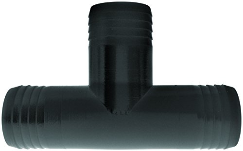 GREEN LEAF T 34 P Hose Adapter Tee, 3/4 in, Barb, Polypropylene