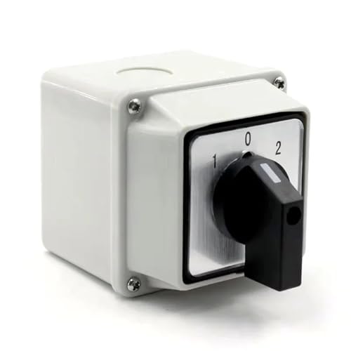 Interrupteur de coupure triphasé LW26-20 220V 20A inverseur came commutateur rotatif 1-0-2