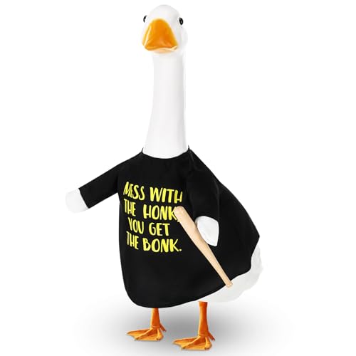 Yeyeplum Baseball Porch Goose Outfits Mess with The Honk You Get The Bonk Slogan T-Shirts and Baseball Bats for 23