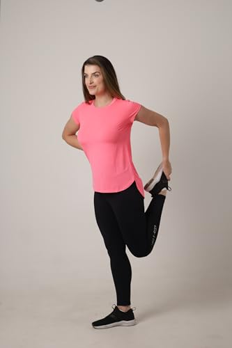 Blusa Feminina Dry Fit Esportiva, Tapa Bumbum, Fitness (Rosa, GG)
