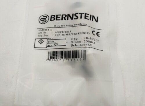 Original Fit for Bernstein KCN-M18PS/012-KLPS12V Inductive Proximity Switch Sensor