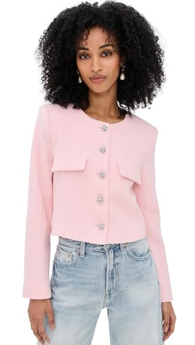 endless rose Women's Tweed Buttoned Jacket