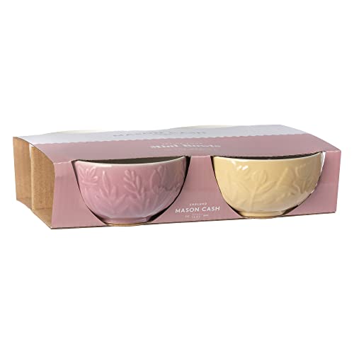 Mason Cash in The Meadow Preparation Bowls 10cm, Pink,yellow, 175ml - Image 2