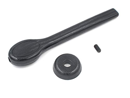 KUANYUOO Lever Star Hole Foot Rest Release Right/Left Hand with Set Screws, Fits Lazy Boy Star Hole for Tube and More Recliner Handle and Furniture Black