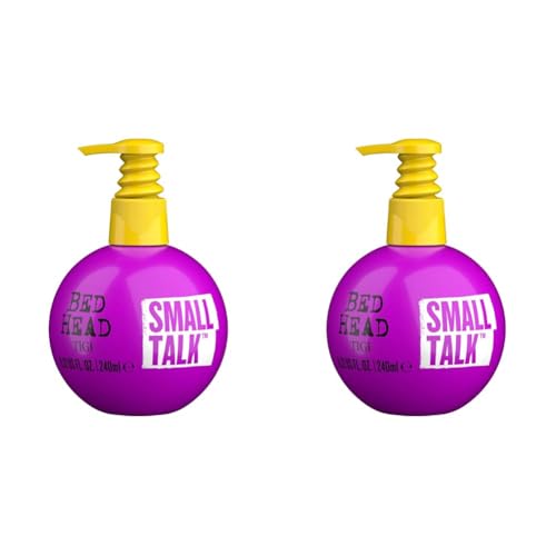 BED HEAD by TIGI - Small Talk Crema de peinado voluminizadora para pelo fino, 240 ml (Paquete de 2)