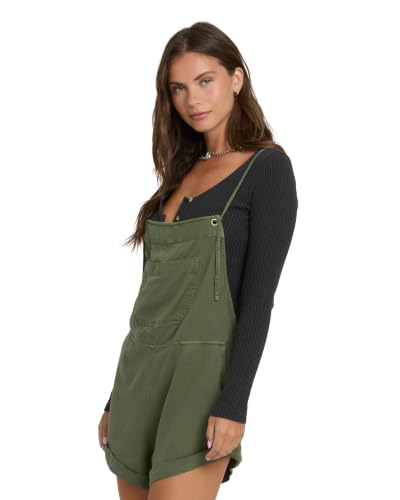 Image of Billabong Women's Wild Pursuit Cotton Twill Blend Romper