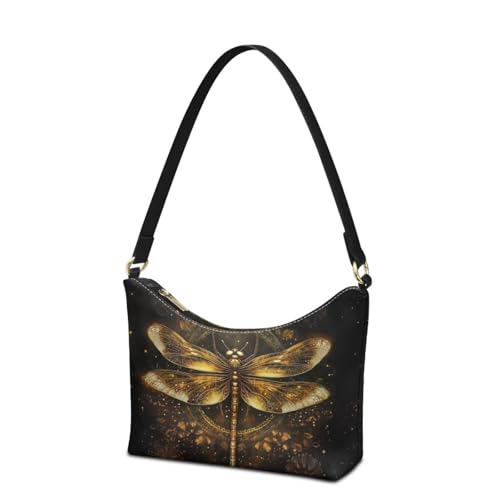 Image of Handbag for Women Leather Underam Shoulder Bag with Zipper Fashion Work Purse Waterproof Travel Wallet