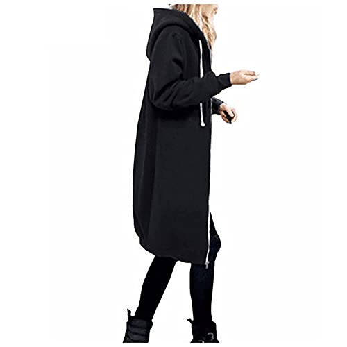 IFUKENSIFUKENS Kapuzenjacke Mädchen Damen Herbst Winter Outing Stil Frauen...