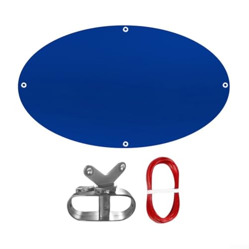 Cobertura adecuada para tu zona de natación durante la temporada de frío, material Oxford 210D robusto y un conjunto completo de herramientas de instalación incluidas (2,45 m x 2,45 m)