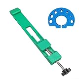 Für Kreissäge, verstellbare Führungsschiene mit sicherem Verriegelungssystem und individueller Positionierung, ermöglicht präzise Schnitte für Tischlerei, Fliesen und Marmorarbeiten (grün)