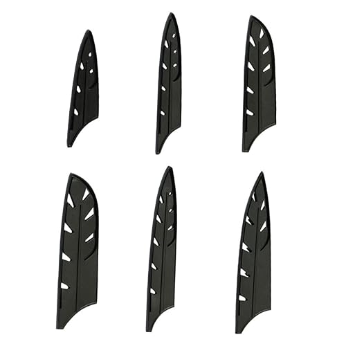 HOLIDYOYO 10Pcs Knives Protectors Non Slip Scabbards for Kitchen Knives Simple Easy to Use Sheathes Storage Protects Fingers From Cuts
