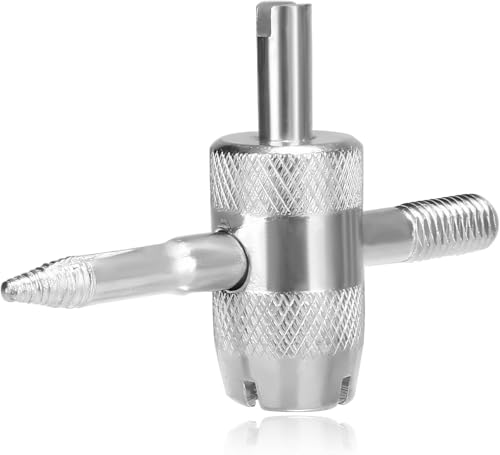 Image of WILLIBEE 4-Way Tire Valve Core Removal Tool | Tyre Valve Stem Remover Puller & Core Wrench | Tire Stem Removal Tool for Car, Bike, Bicycle