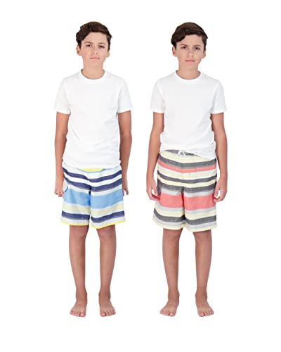 Boys Swim Trunks 2 Pack Swim Suit for Kids Boys’ Swimwear and Bathing Suit Swim Shorts for Children2