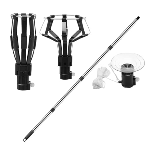 FewNvWa Rimozione lampadine alte, strumento versatile con asta di prolunga, Palo da 150 cm