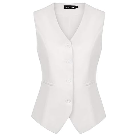 MINTLIMIT Women's V Neck Waistcoat Vest Cover