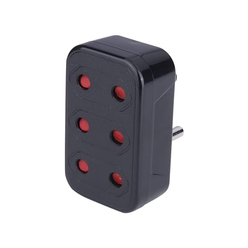 Image of MX Universal 3-Pin Multi Plug Type D Socket 3 x 2-Pin Outlets Converter 5A to 15A Adapter for Home, Office,Travel Multi Plug Extension, Universal Socket Converter, Power Adapter Ask ChatGPT