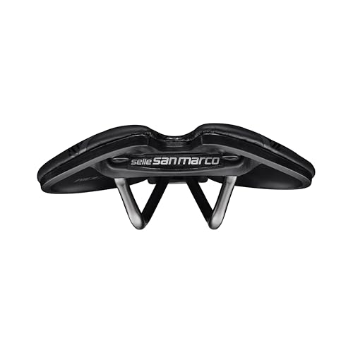Selle San Marco Aspide Short Racing Saddle: Black/Black Wide (L3) - Image 4