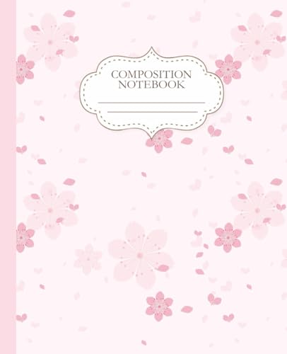 Bloom Coquette Composition Notebook: Cute Flowers | College-ruled | 110 pages | 7.5 x 9.25