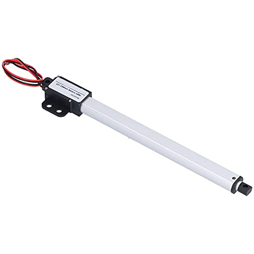 Fafeicy 12V Linearaktuator, 150mm Hub, Linearbewegungsaktuatoren, Mini Elektrischer Linearaktuator für Industrie, Landwirtschaft, Lüftungsanlagen(Hub 150mm-30mm/s-20N), Linearantrieb/Schubstange