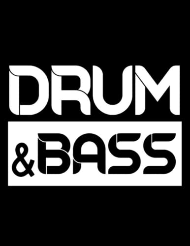 JOURNAL: Drum And Bass Drum Bass Drum And Bass DnB Rave: Design Notebook 8.5 x 11"