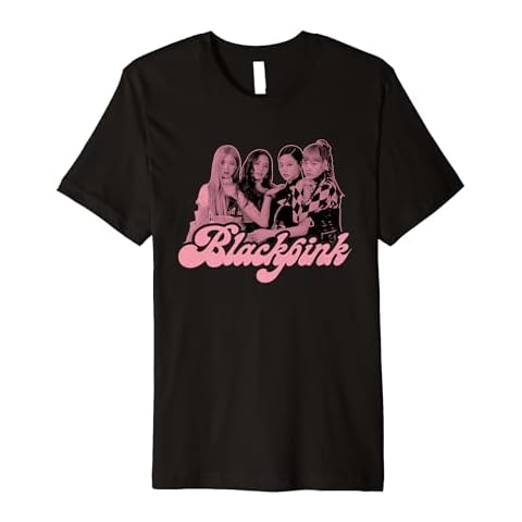 BLACKPINK Official Pink Photo Premium T-Shirt Cover