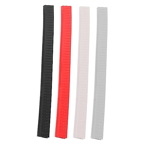 HEMOTON Skateboard Deck Strip 4pcs U-Shaped Protective Cover Easy Install for Skateboard Accessories